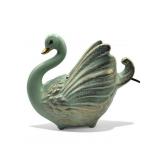 Mid century ceramic swan tv lamp- working9 3/4ï¿½