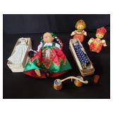 Group of dolls box lot