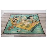 Vintage Walt Disney carpet/rug