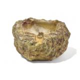 Solid stone quartz ashtray, 3ï¿½ h. X 6ï¿½ diam.