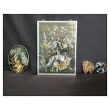 Box of stained glass wall decoration
