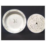 Vintage ceramic 2 pc. salad plate