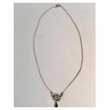 Vintage sterling silver & black onyx