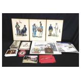 Box of miscellaneous vintage military photos and