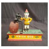 Cast iron mechanical bank