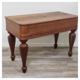 Vintage spinet library writing desk