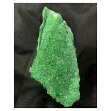 Green quartz geode