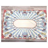 Restoration Hardware circus tablecloth