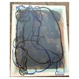 Jean Negulesco doubled sided serigraph