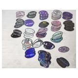 Vintage stickers with various themes pb