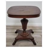 Vintage claw feet center table