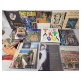 Vintage art books hard & soft cover, box lot