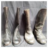 Pair of leather boots