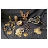 Group of vintage metal items
