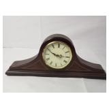 Vintage Bombay wood mantel clock