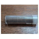 Full roll of 1912 Lincoln Wheat Cent coins. In