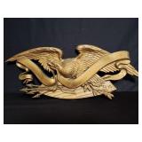 Spelter eagle wall plaque