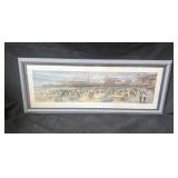 Pencil signed print on paper of Ocean Park &