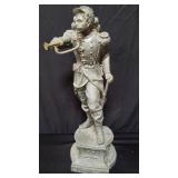 Vintage spelter soldier figurine