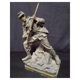 Vintave spelter army figurine