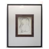 Chiglee of Gustav Klimt nude sketch