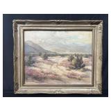 Signed Evylena Nunn Miller oil on board