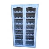 Vintage wood wine rack