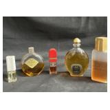 Group of vintage perfumes
