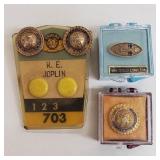 10k gold & diamonds pins PB