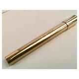 Vintage brass pocket kaleidoscope from