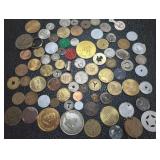 Tokens, coins, medals, and pins: U.S. and foreign.