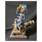 Vintage chalkware sculpture
