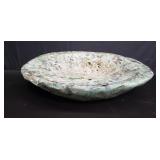 Large fused glass bowl