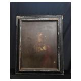 Framed print on board