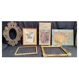 Group of 6 gilt frames