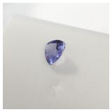 0.60ct triangle tanzanite gemstone 6x6mm