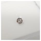 0.20ct round champagne diamond