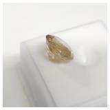 5.75ct rutilated quartz gemstone 12mm round