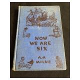 Now We Are Six book signed by A.A. Milne 1946