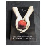 Twilight book autographed by author Stephenie