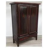 Antique Asian painted cabinet