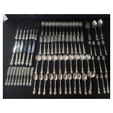 81 pcs sterling silver B. Tobert flatware set