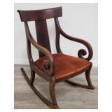 Vintage Empire style rocking chair