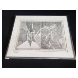 Signed Brenda Chalfin lithograph