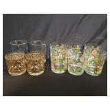 Group of signed glasses Georges Briard and Cera