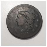 1835 US corenet large cent coin