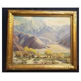 Vintage framed oil on canvas
