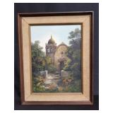 Signed framed oil on canvas