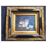 Painting on canvas, signed at bottom