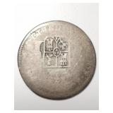 1784 silver Spanish 2 reale